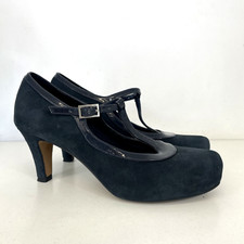 Clarks navy blue for sale  LLANDUDNO JUNCTION