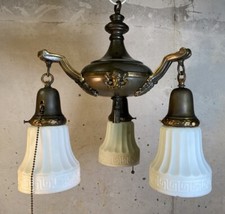 Antique pan chandelier for sale  Roanoke