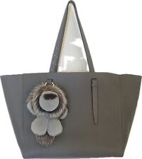 Chaveiro de pelúcia real Rex pele de coelho leão pompom peludo bolsa de cachorro pingente charme, usado comprar usado  Enviando para Brazil