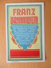Reklamemarke franz branntwein gebraucht kaufen  Sulzbach/Saar