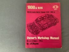 1800 owners workshop for sale  BOURNEMOUTH