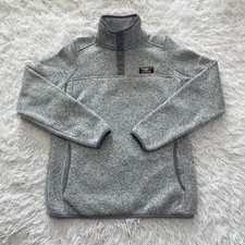Suéter feminino LL Bean extra pequeno cinza pulôver de lã bolso canguru externo, usado comprar usado  Enviando para Brazil