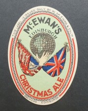 Beer label edinburgh for sale  UK