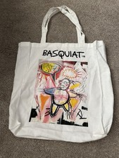 Basquiat white tote for sale  GRIMSBY
