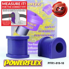 Powerflex Posteriore Rollio Bronzine Barra 18mm per Alfa Romeo 156 (1997-2007), usado comprar usado  Enviando para Brazil