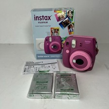 Câmera de Filme Instantânea Fujifilm Instax Mini 9 - Rosa Flamingo Na Caixa com Filme Extra comprar usado  Enviando para Brazil