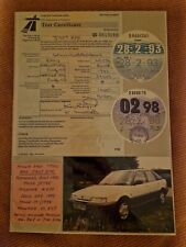 Vintage car documents for sale  MATLOCK