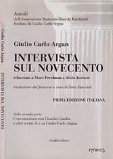 Intervista sul novecento. usato  Italia