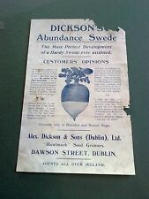 Old advertising leaflet for sale  Ireland