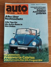 Auto zeitung 1971 gebraucht kaufen  Deutschland