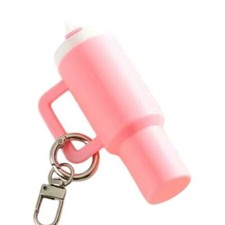 Mini chaveiro copo isolado ROSA CLARO NOVO NA CAIXA comprar usado  Enviando para Brazil