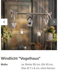 Windlicht teelichthalter fenst gebraucht kaufen  Mayen