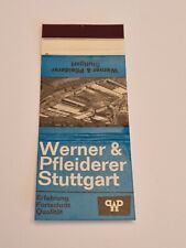 Streichholzheftchen werner pfl gebraucht kaufen  Halstenbek