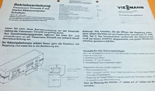 Viessmann betriebsanleitung tr gebraucht kaufen  Werther b Nordhausen