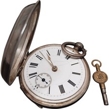 Silver pocket watch for sale  INVERNESS