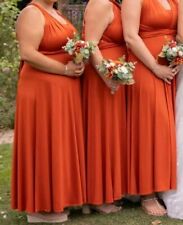 Burnt orange bridesmaids for sale  CHELMSFORD