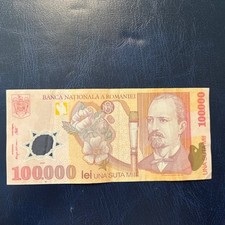 Romania banknotes 100.000 for sale  LONDON