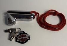 Trava de freio a disco para motocicleta Harley Davidson duas chaves e cabo de lembrete comprar usado  Enviando para Brazil