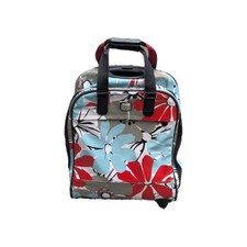 Bold FLORAL Bagagem de Mão Brighton Rolling Weekender Mala Bolsa com Rodas comprar usado  Enviando para Brazil