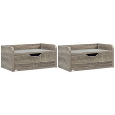 Homcom floating nightstand for sale  GREENFORD