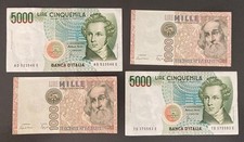 Cartamoneta lire 5000 usato  Gatteo