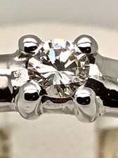 Anello oro bianco usato  Torino