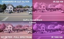 GOPRO HERO4 CZARNA KAMERA CHDHX-401/1000NM IR PEŁNE SPEKTRUM 5,4 MM PŁASKA SOCZEWKA NA PODCZERWIEŃ na sprzedaż  Wysyłka do Poland