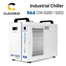 Sistema de refrigeração a água Cloudray S&A refrigerador de água industrial 110V/220V CW5200 5202 comprar usado  Enviando para Brazil