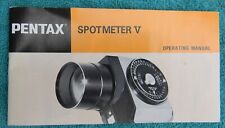 Pentax spotmeter operating for sale  Covina