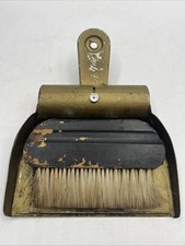 Bandeja de colecionador de migalhas de mordomo silenciosas de metal vintage e escova magnética com reservatório comprar usado  Enviando para Brazil