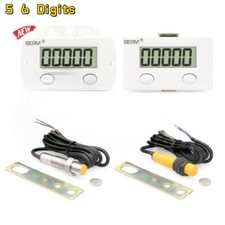 Usado, Com contador de controle de sensor novo 5 6 dígitos display LCD contador eletrônico comprar usado  Enviando para Brazil