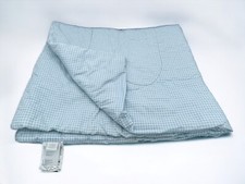 Edredom berço algodão xadrez 33x42 azul brilhante Gingham bebê colcha cobertor comprar usado  Enviando para Brazil