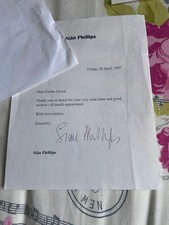 Siân phillips signed for sale  SUNDERLAND