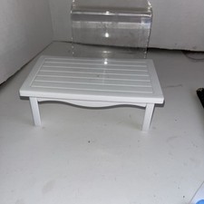 Mesa Barbie verão pátio branca usada 1995 mesa para boneca comprar usado  Enviando para Brazil