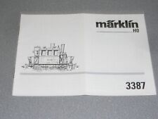 Märklin 3387 bedienungsanleit gebraucht kaufen  Gräfelfing