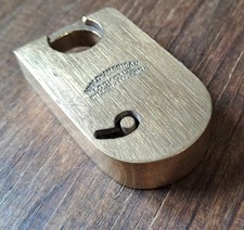 Unusual brass padlock for sale  KETTERING