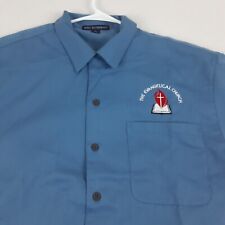Camisa Igreja Evangélica Adulto Grande Bíblia Azul Jesus Deus Botão Frente Masculina comprar usado  Enviando para Brazil