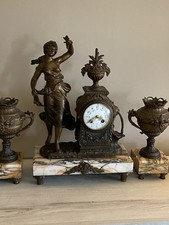 Antico trittico orologio usato  Villachiara
