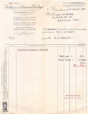 Facture 1945 ets d'occasion  France