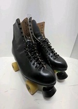 Patins de couro preto vintage Riedell Pacesetter com caixa original - Tamanho 11 comprar usado Patins de couro preto vintage Riedell Pacesetter com caixa original - Tamanho 11 comprar usado  Enviando para Brazil