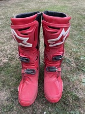 Red alpinestar tech for sale  CHELTENHAM