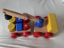 Holzauto kranfahrzeug holzkran gebraucht kaufen  Chemnitz