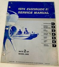 1974 evinrude service for sale  Sequim