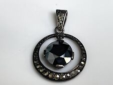Ancien Pendentif Marcassite Onyx Antique Pendant comprar usado  Enviando para Brazil