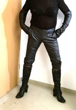 Lederhose damen stiefelhose gebraucht kaufen  Bad Driburg