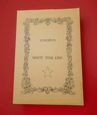 Menu de jantar 1935 RMS Majestic 1914 White Star Line maior navio a vapor do mundo comprar usado  Enviando para Brazil