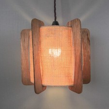 Vintage hessian pendant for sale  PORTSMOUTH