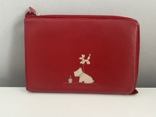 Radley red leather for sale  SWINDON