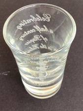 Glass tumbler celebrating for sale  NORWICH
