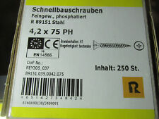 Marken rigipsschrauben 2x75mm gebraucht kaufen  Lotte